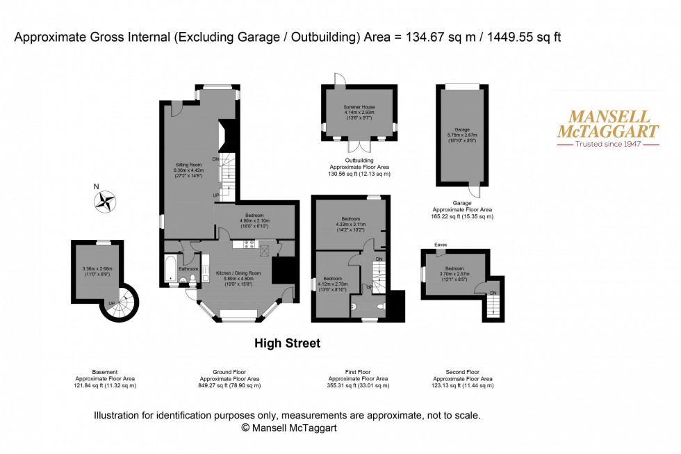 Floorplan for High Street, Steyning, BN44