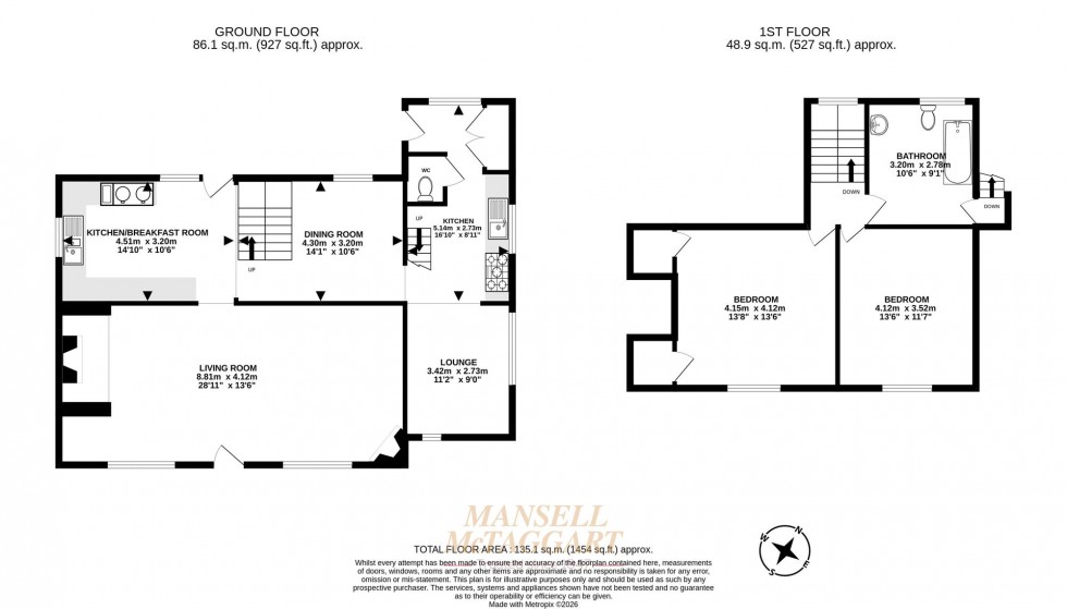 Floorplan for Langley Lane, Ifield, RH11