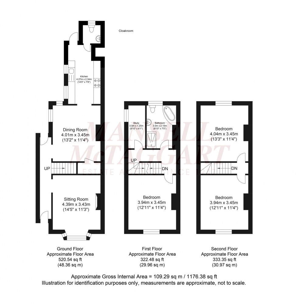 Floorplan for Denne Parade, Horsham, RH12