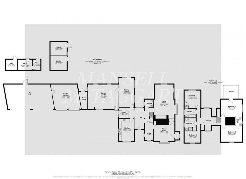 Floorplan for Ashurst Wood, East Grinstead, RH19