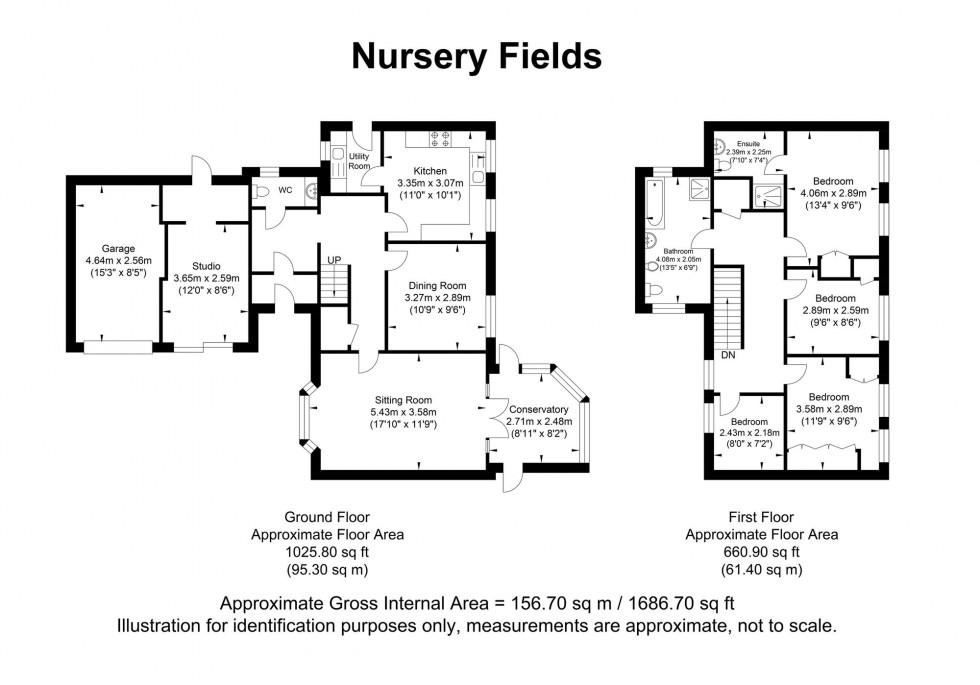 Floorplan for Nursery Field, Buxted, TN22