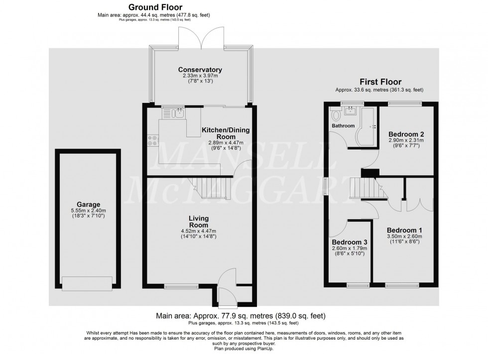 Floorplan for The Garrones, Crawley, RH10