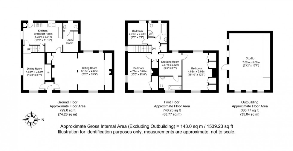 Floorplan for Cooksbridge, Lewes, BN8