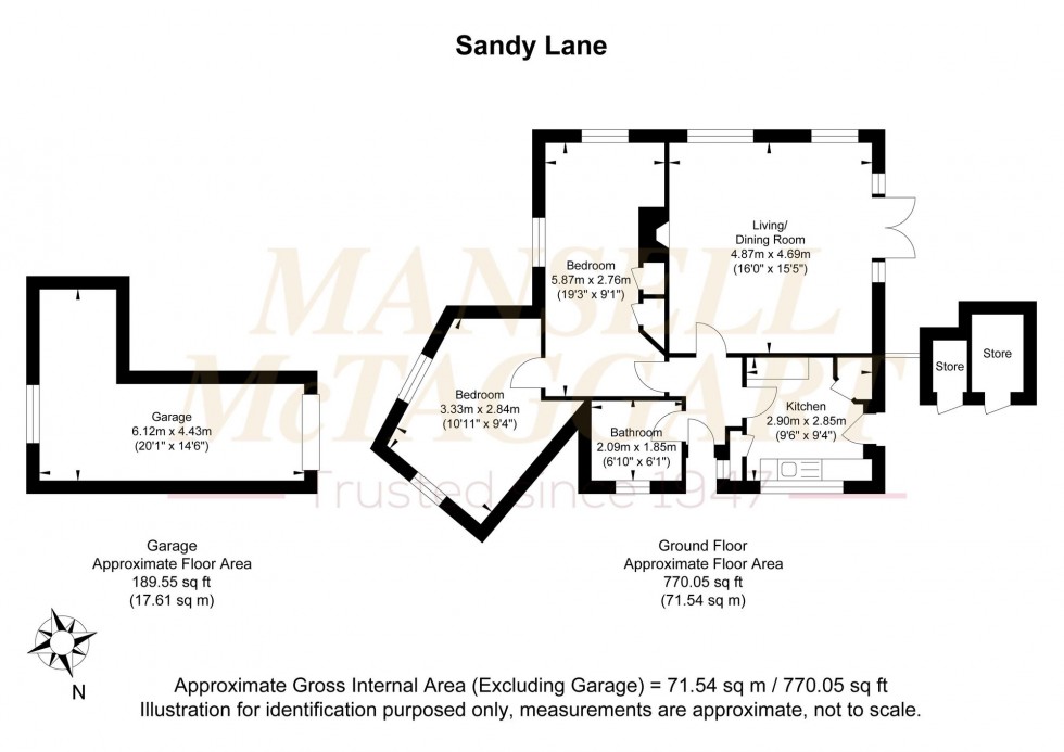 Floorplan for Sandy Lane, Storrington, RH20