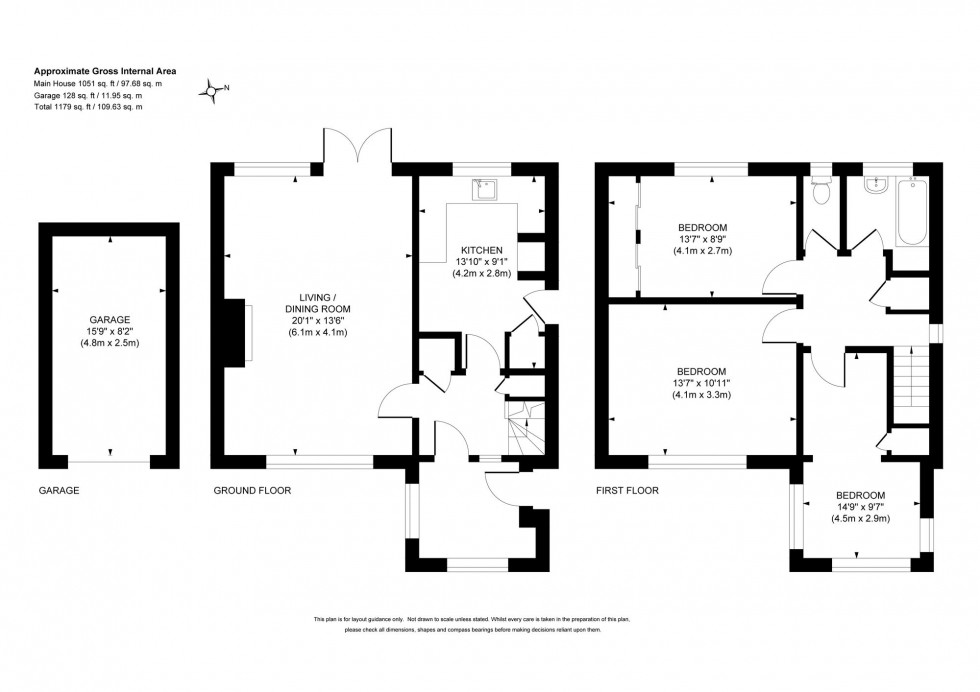 Floorplan for Sunnywood Drive, Haywards Heath, RH16
