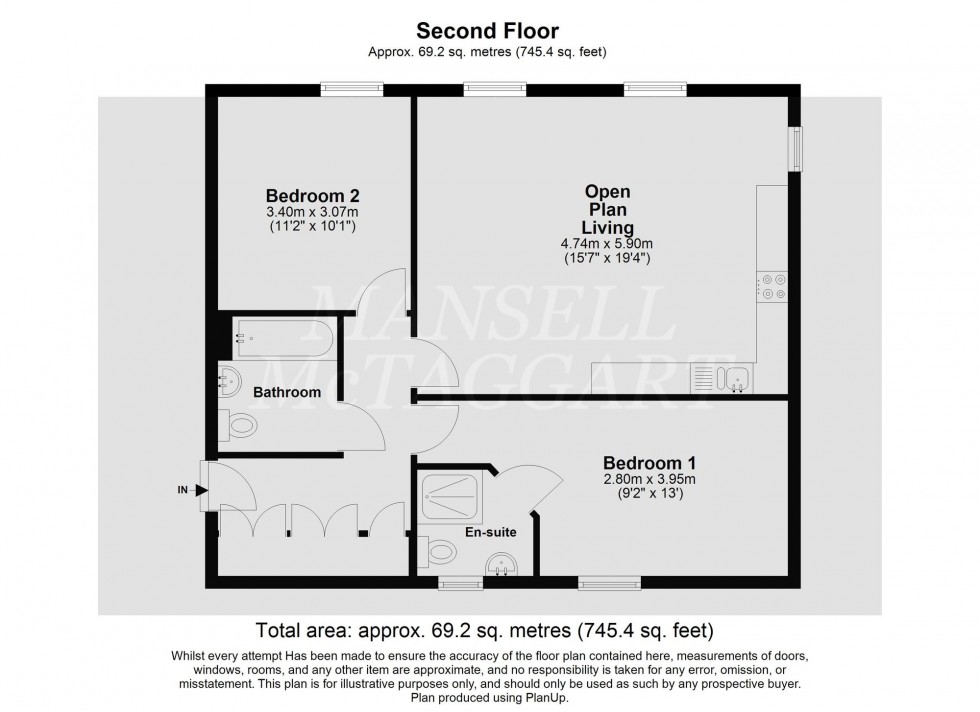 Floorplan for Foxglove Drive, Crawley, RH10
