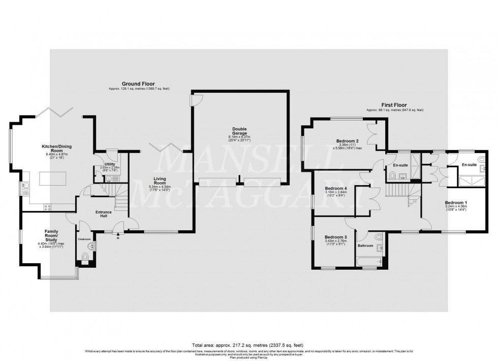 Floorplan for Oswald Norris Way, Pease Pottage, RH11