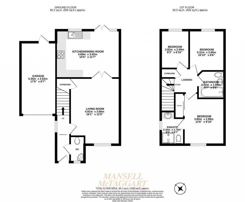 Floorplan for Hilda Dukes Way, East Grinstead, RH19