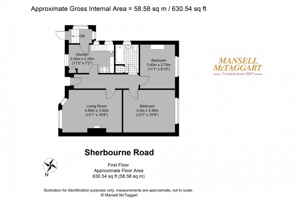 Floorplan for Sherbourne Road, Hove, BN3