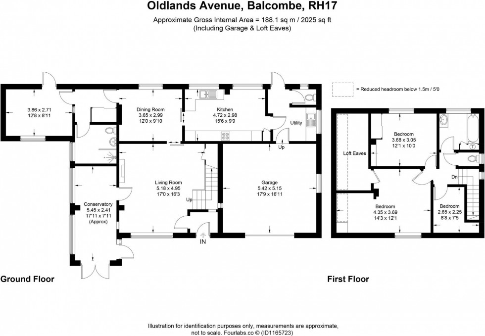 Floorplan for Oldlands Avenue, Balcombe, RH17