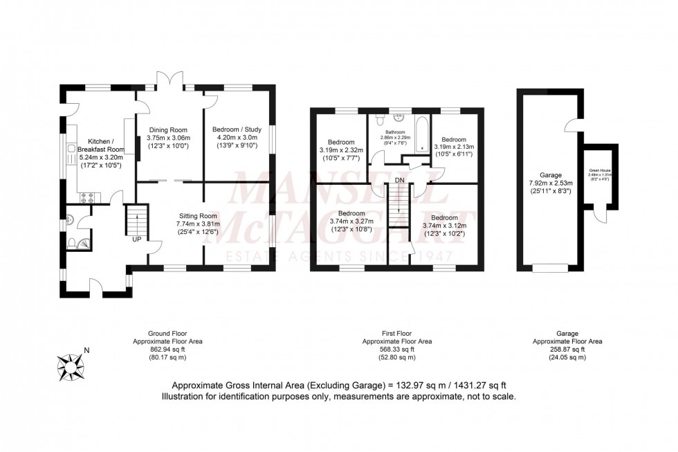 Floorplan for Southridge Rise, Crowborough, TN6