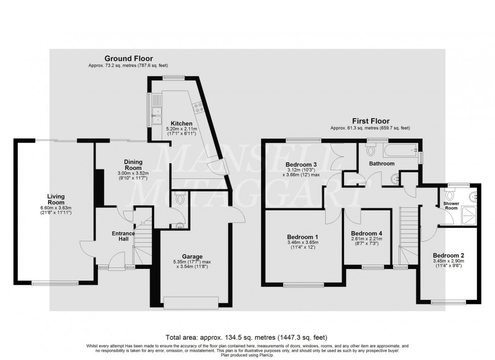 Floorplan for Blount Avenue, East Grinstead, RH19