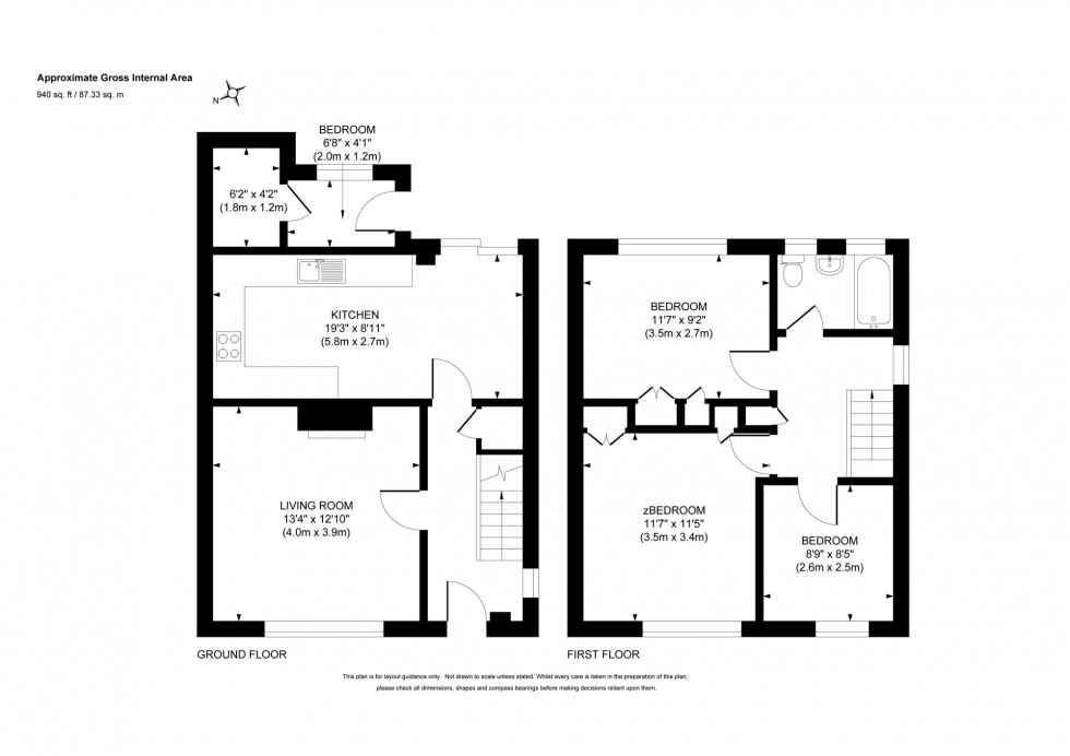 Floorplan for Western Road, Haywards Heath, RH16