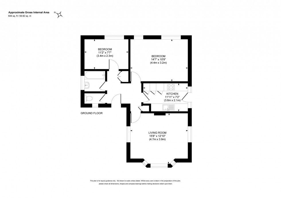 Floorplan for Turners Mill Close, Haywards Heath, RH16