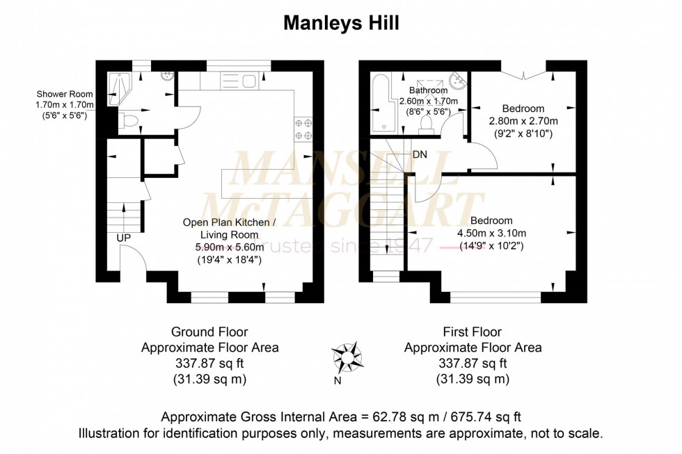 Floorplan for Manleys Hill, Storrington, RH20
