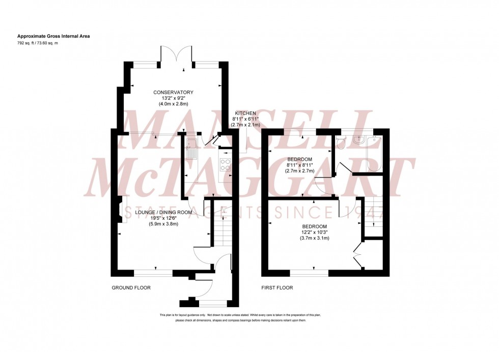 Floorplan for Cants Lane, Burgess Hill, RH15