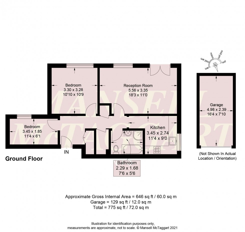 Floorplan for Woodsland Road, Crown Point House Woodsland Road, BN6