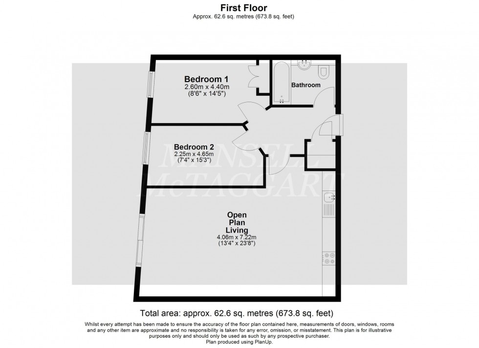 Floorplan for Leppard Walk, Whittaker House, RH19