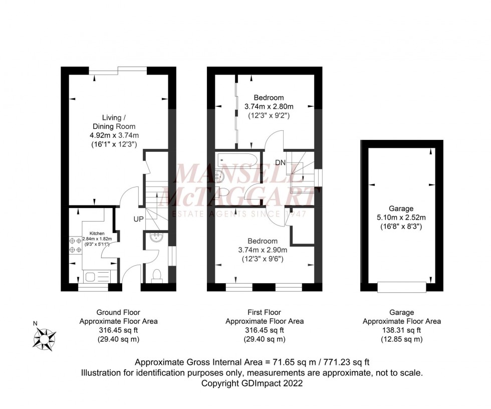Floorplan for Burrell Green, Cuckfield, RH17