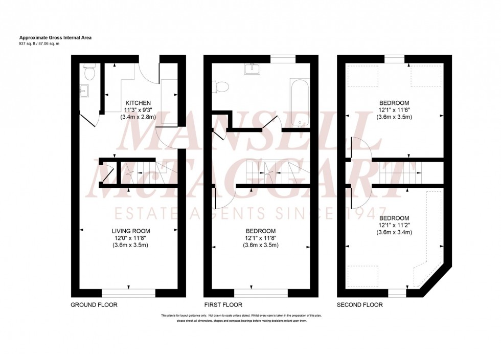 Floorplan for Valebridge Road, Burgess Hill, RH15