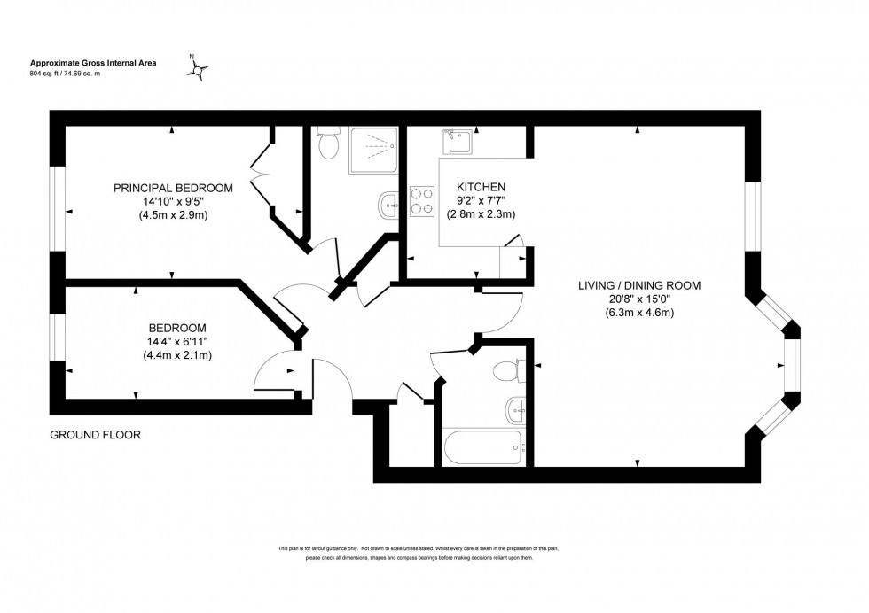 Floorplan for Charter Gate, Boltro Road, RH16