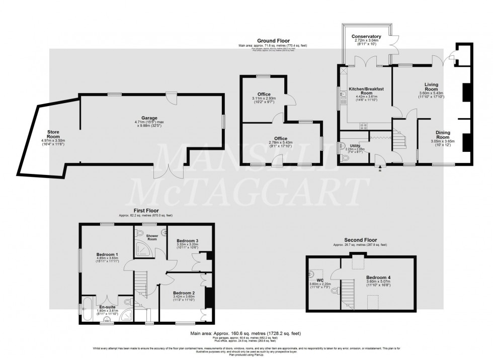 Floorplan for Tanyard Lane, Danehill, RH17