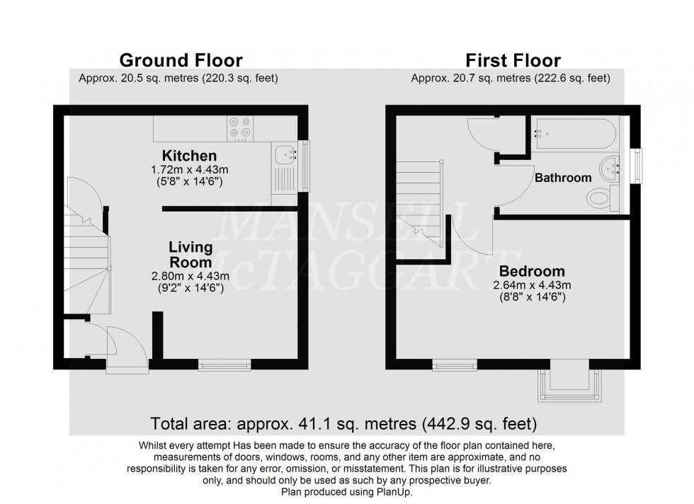 Floorplan for Priory Road, Forest Row, RH18
