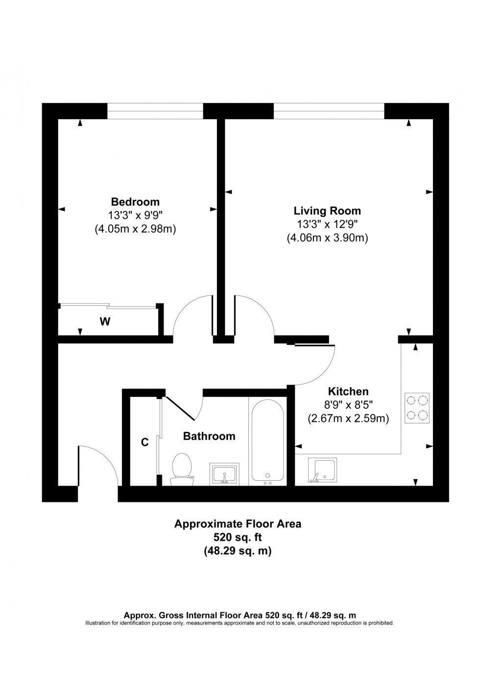 Floorplan for Great Heathmead, Pinfold House Great Heathmead, RH16