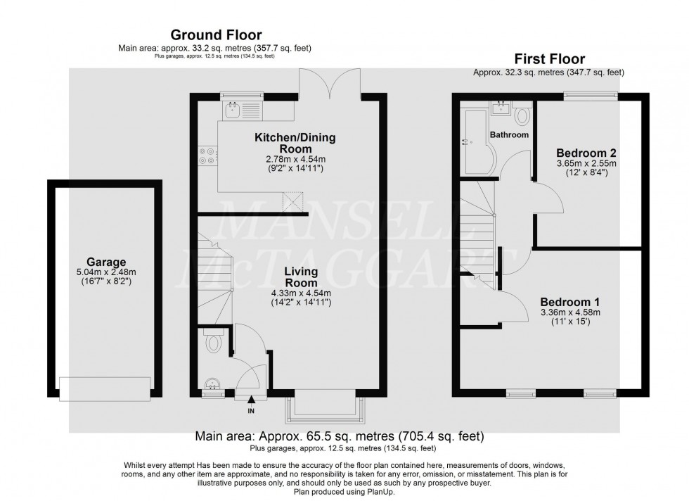 Floorplan for Clover Way, Smallfield, RH6