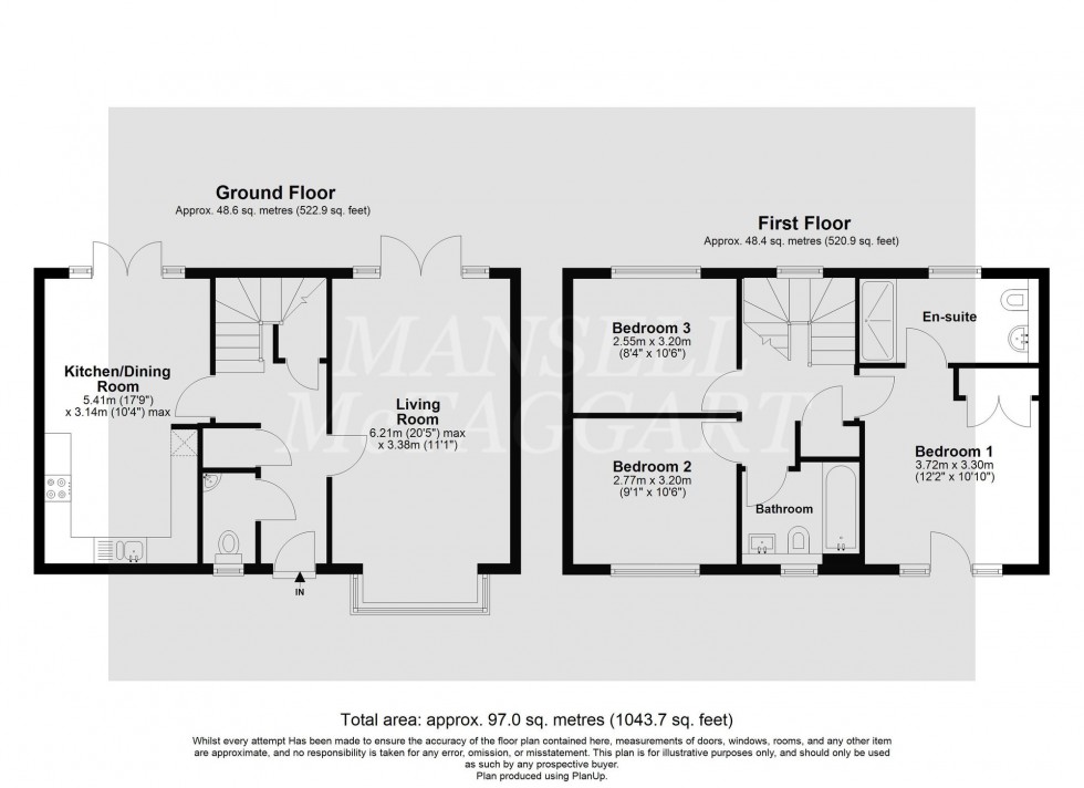 Floorplan for Bellevue Farm Road, Pease Pottage, RH11