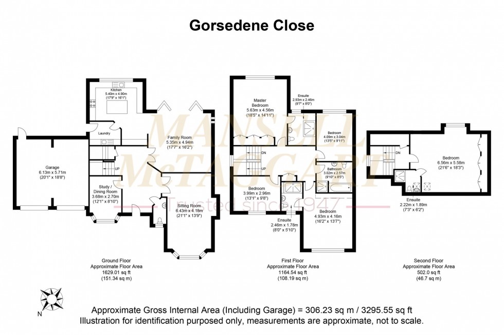 Floorplan for Gorsedene Close, Crowborough, TN6