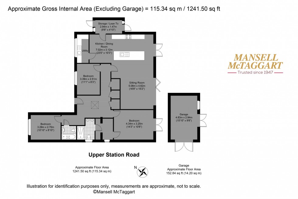 Floorplan for Upper Station Road, Henfield, BN5