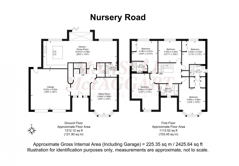 Floorplan for Nursery Green, Loxwood, RH14