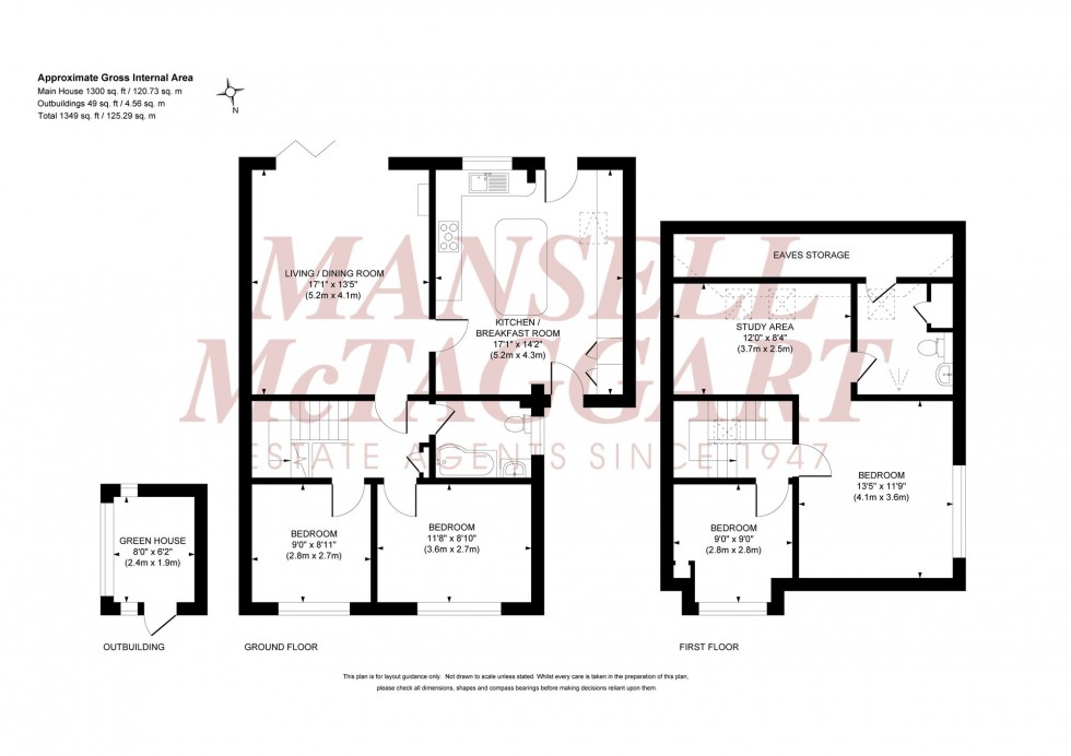 Floorplan for East View Fields, Plumpton Green, BN7