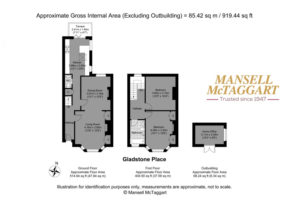 Floorplan for Gladstone Place, Brighton, BN2