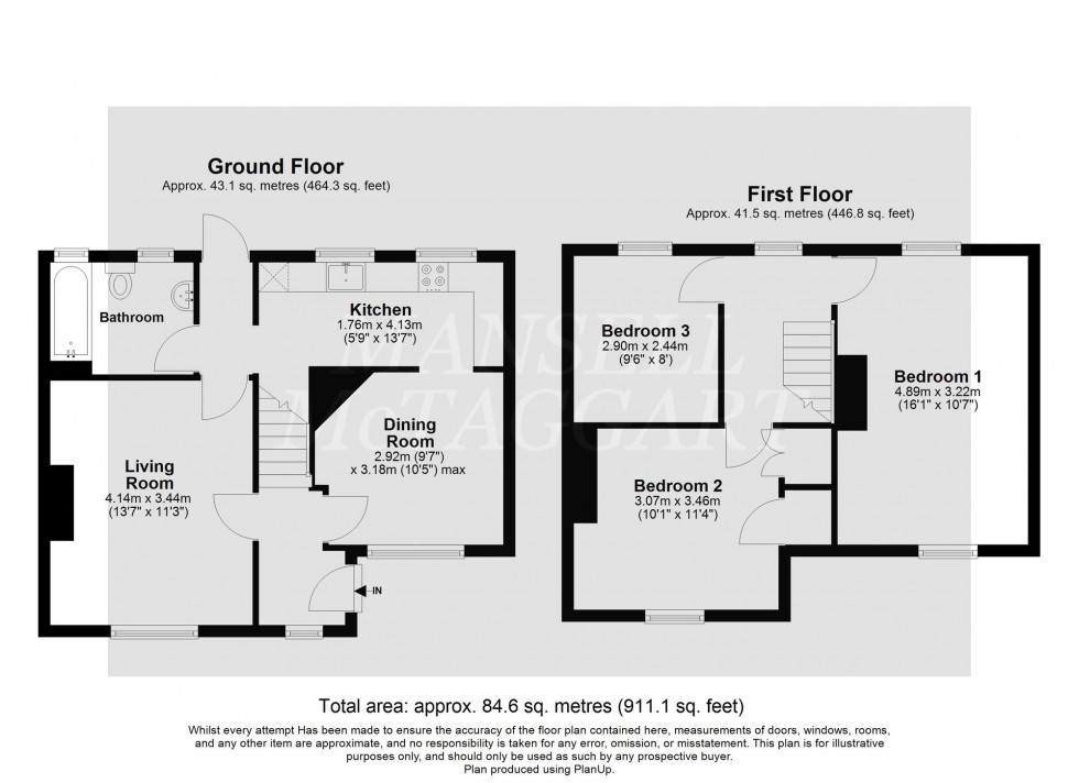 Floorplan for Cat Street, Upper Hartfield, TN7