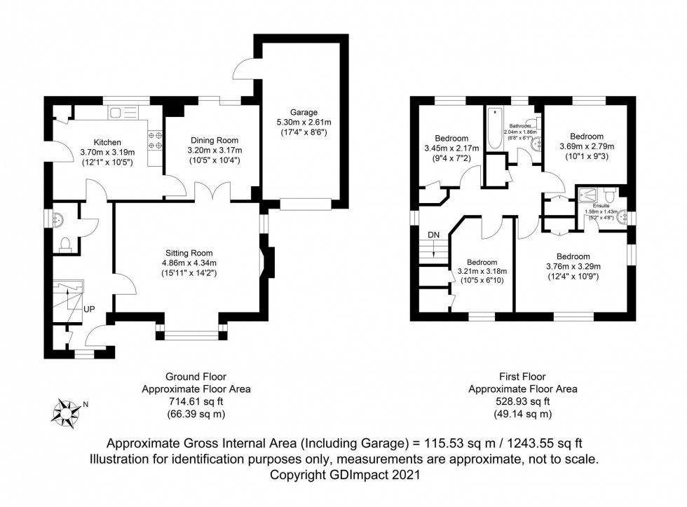 Floorplan for The Timbers, East Grinstead, RH19