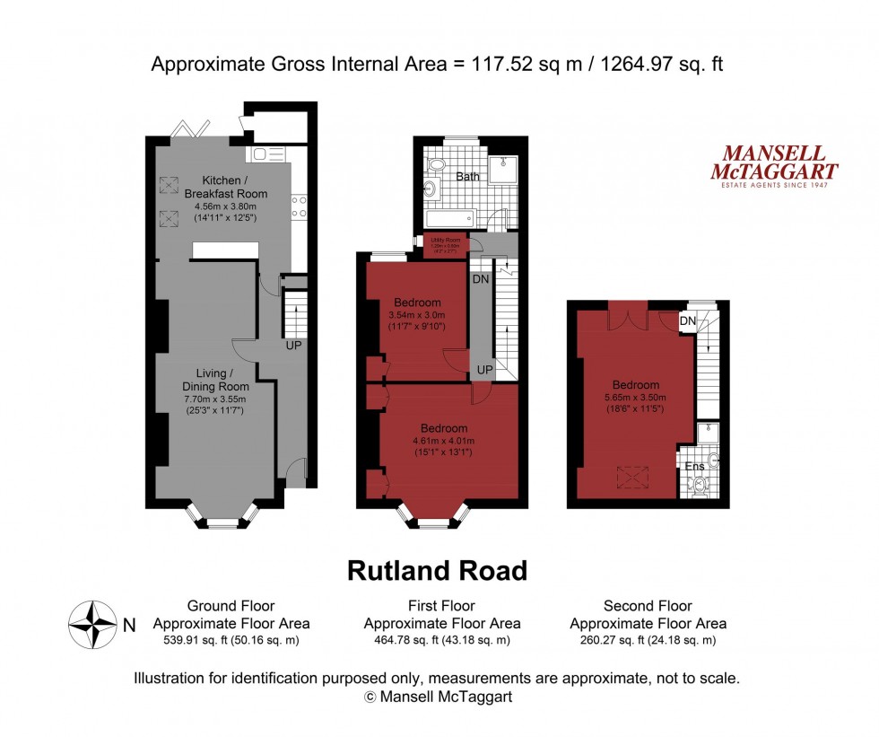Floorplan for Rutland Road, Hove, BN3