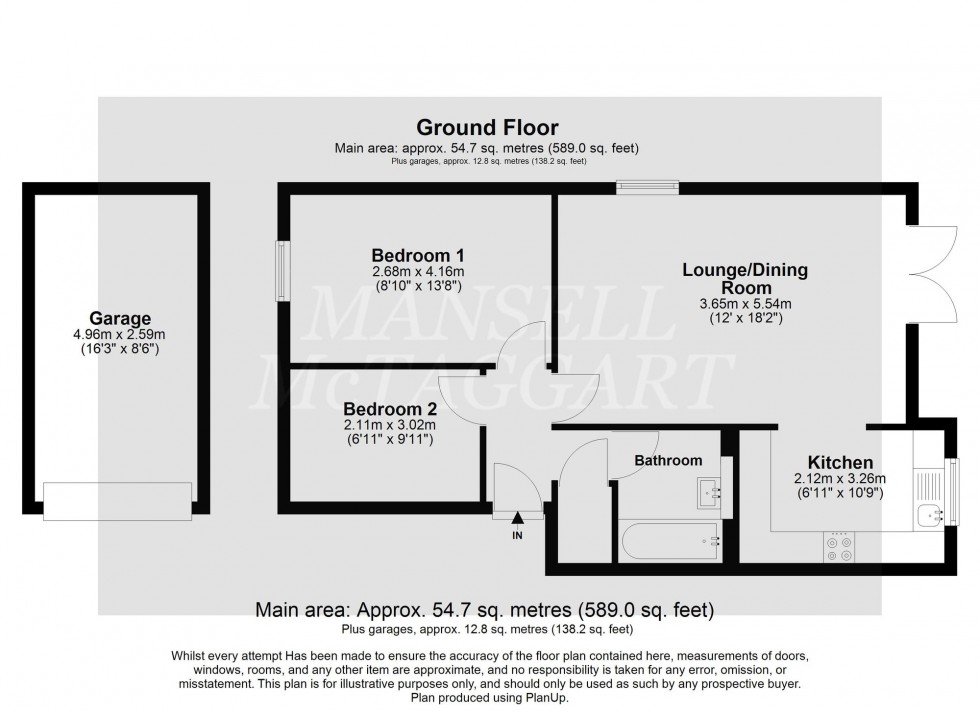 Floorplan for Sarel Way, Horley, RH6