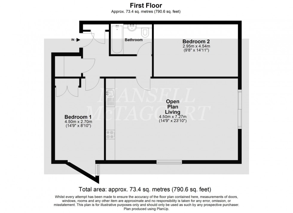 Floorplan for Leppard Walk, Whittaker House, RH19