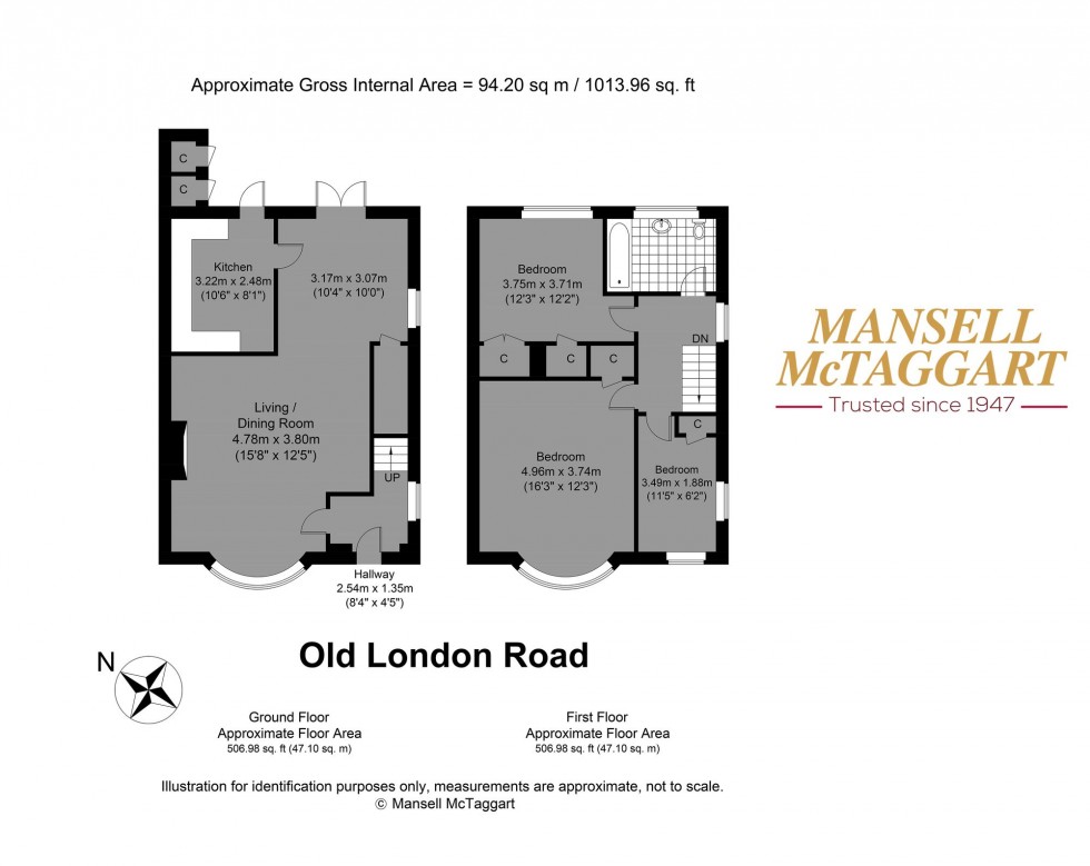Floorplan for Old London Road, Brighton, BN1