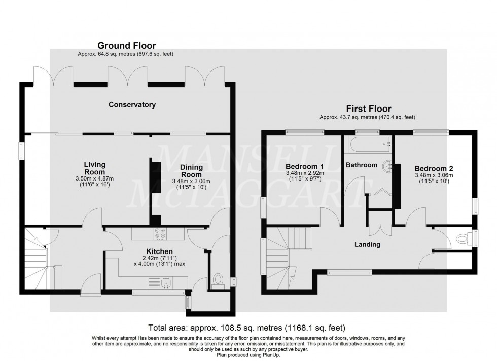 Floorplan for Ringley Avenue, Horley, RH6