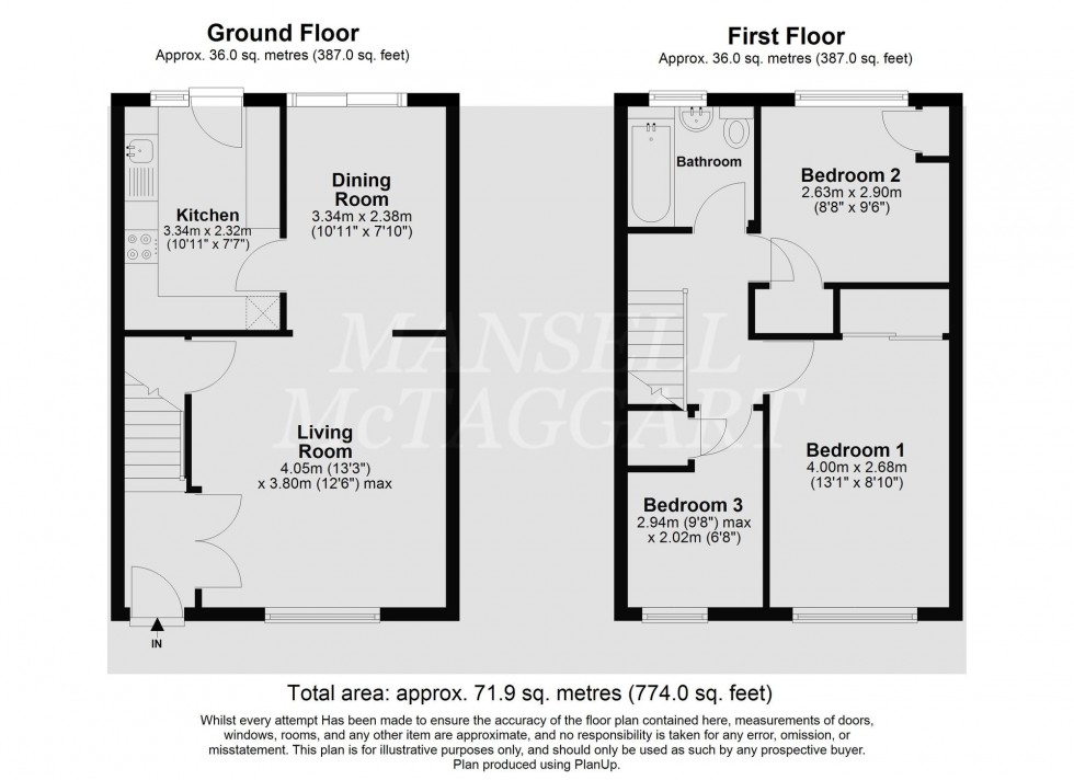 Floorplan for Woodwards, Crawley, RH11