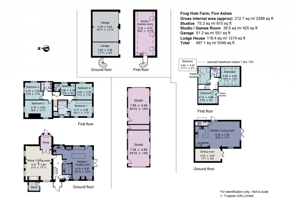 Floorplan for Frog Hole Lane, Five Ashes, TN20
