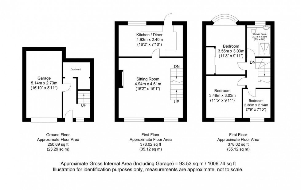 Floorplan for Hillyfield, Lewes, BN7