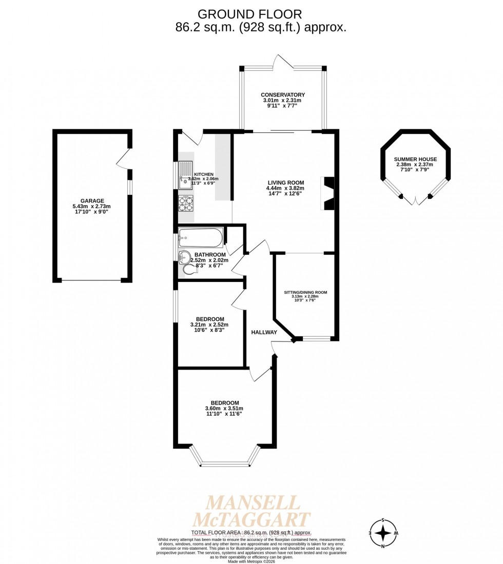 Floorplan for Smallmead, Horley, RH6