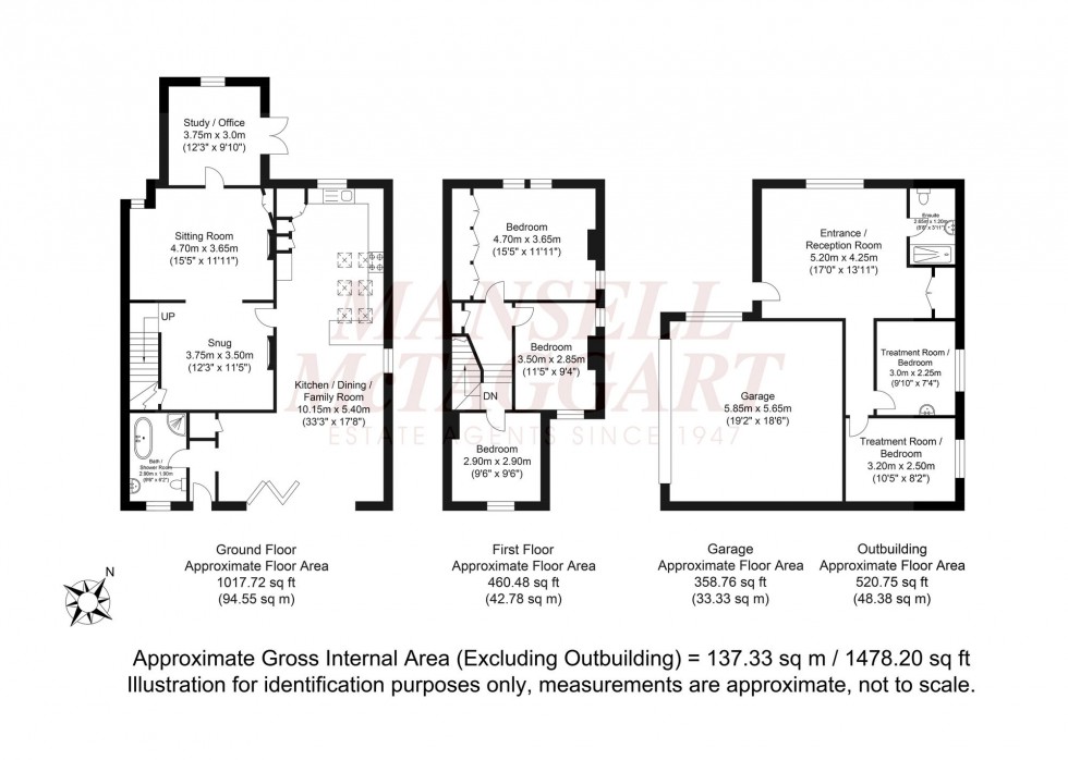 Floorplan for Horsham Road, Capel, RH5