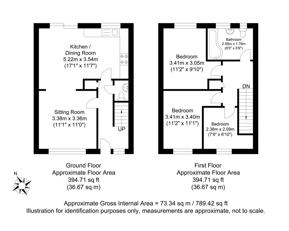 Floorplan for Broyle Close, Ringmer, BN8