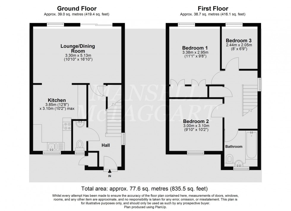 Floorplan for Wilberforce Close, Crawley, RH11