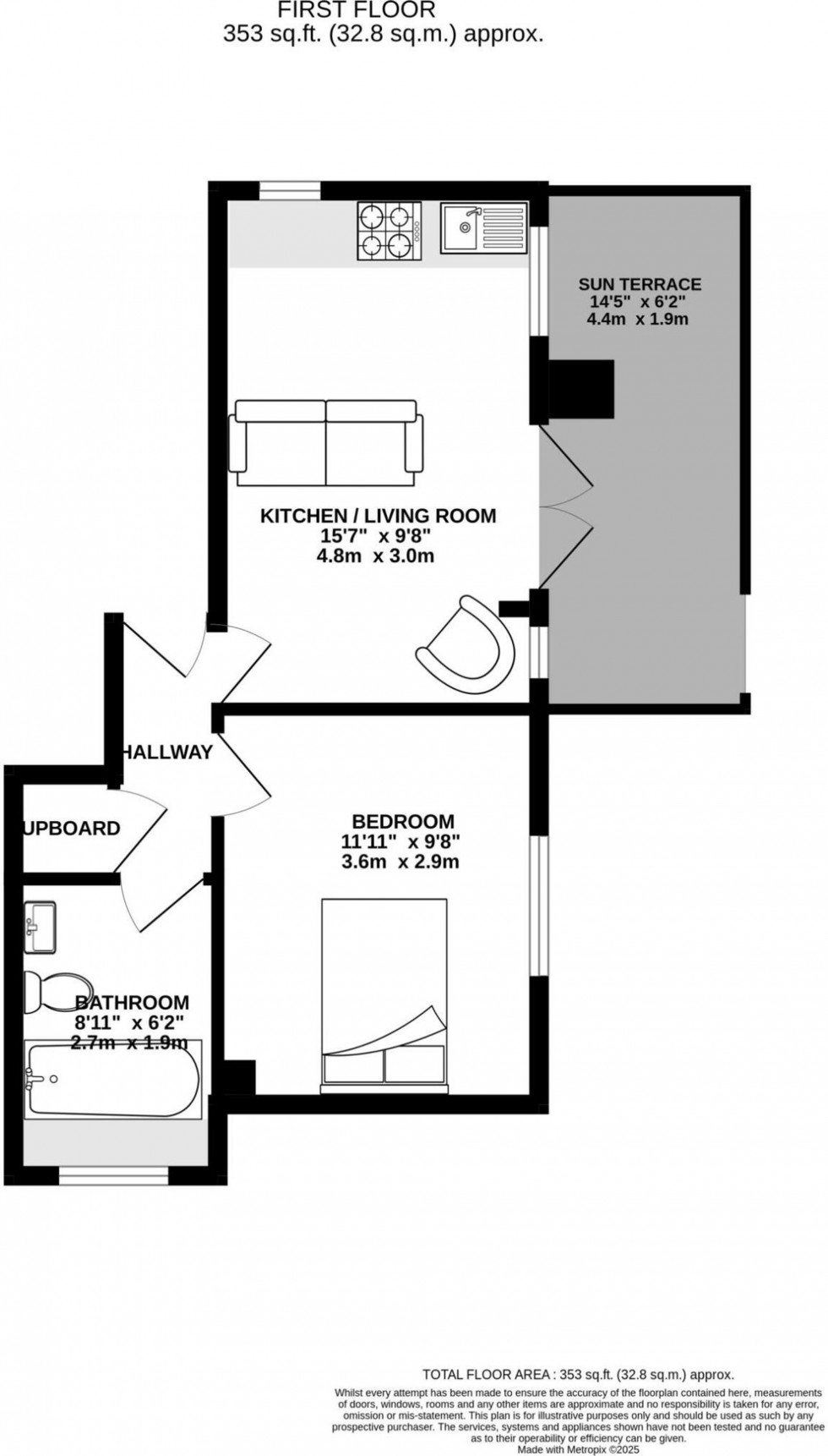 Floorplan for South Road, Haywards Heath, RH16